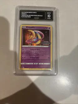Pokemon Tgc Sword And Shield cresselia Chilling Reign Pre Release Black Star - Image 1
