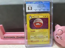 Pokemon Electrode H7/H32 Aquapolis Holo CGC 8.5 ~ Swirl - Image 1