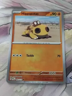 Pokemon TCG - Hippopotas 052/131 Masterball - Prismatic Evolutions - - Image 1