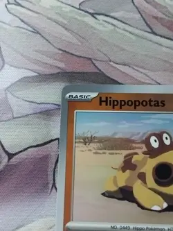 Pokemon TCG - Hippopotas 052/131 Masterball - Prismatic Evolutions - - Image 2