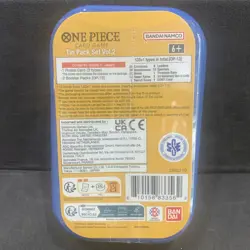 One Piece Tin Pack Set Vol. 2 Sabo Factory Sealed Eng 2 Boosters Pack Op13 Insid - Image 2