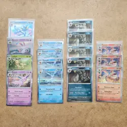 Eeveelutions Bundle Prismatic Evolutions Holo Pokemon Cards (16 Cards) - Image 1