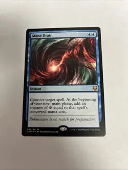 Mana Drain Nonfoil Card #080 MTG LP - Image 1