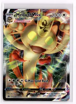 Meowth VMAX - Promo SWSH: Sword & Shield Promo Cards SWSH005 LP - Image 1