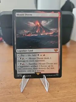 Mount Doom #258 Lord of the Rings LTR Magic: The Gathering Card - Image 1