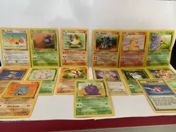 Job lot of 15 Near Mint Base Series Jungle Set 1999 Original Pokemon cards - Image 1