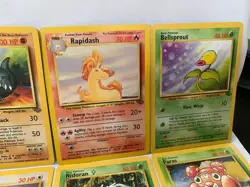 Job lot of 15 Near Mint Base Series Jungle Set 1999 Original Pokemon cards - Image 4