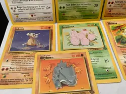 Job lot of 15 Near Mint Base Series Jungle Set 1999 Original Pokemon cards - Image 5