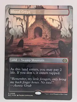 Foil Blood Crypt Borderless 349 Lorwyn Eclipsed Mtg NM - Image 1