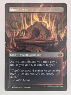 Foil Blood Crypt Borderless 349 Lorwyn Eclipsed Mtg NM - Image 2