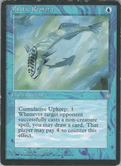 Mystic Remora HP (#3) Ice Age MTG - Image 1