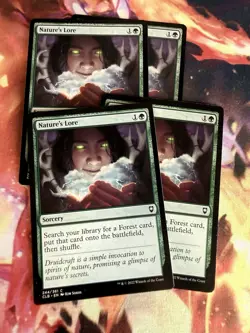 MTG 4x Nature's Lore baldur's gate Regular - Image 1