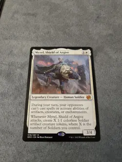 Wizards of the Coast Myrel, Shield of Argive Brothers' War Mythic Creature Whit… - Image 1