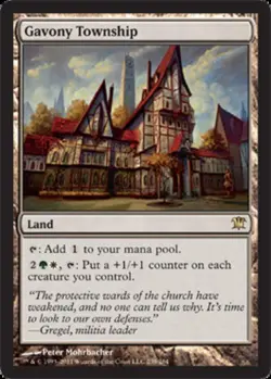 1x Gavony Township Moderate Play MTG Magic - Kid Icarus - - Image 1