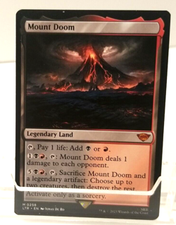 Mount Doom - MTG - LOTR Lord of the Rings - NM - Image 1