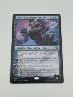Kaito, Cunning Infiltrator Planeswalker FDN Foundations M 44 MTG Magic NM - Image 1