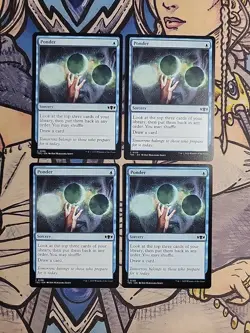 4x Ponder - NM/M TDC MTG Magic - Image 1