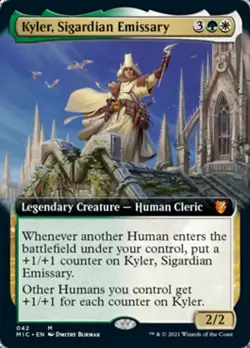 Kyler, Sigardian Emissary (Extended) [Innistrad: Midnight Hunt Commander] Magic - Image 1