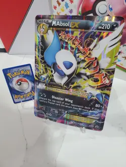 M Absol EX #XY63 JUMBO Oversized Card Pokemon Promo - Pokemon TCG LP - Image 1