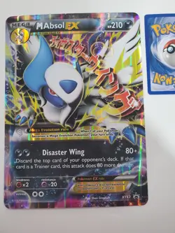 M Absol EX #XY63 JUMBO Oversized Card Pokemon Promo - Pokemon TCG LP - Image 2