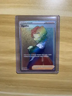 Pokemon TCG Agatha 210/198 Chilling Reign Lost Origin Rainbow Secret Rare NM - Image 1
