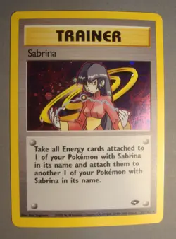 2002 Pokemon Sabrina 20/132 Gym Trainer Challenge Japanese Swirl (Unplayed Exc.) - Image 1