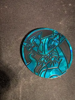 OFFICIAL! Dragapult Cracked Ice Holofoil Jumbo Coin Shining Fates - Pokemon TCG - Image 1