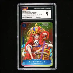 CGC 9 MINT 2023 One Piece JPN Monkey D. Luffy P-043 P - Image 2