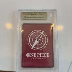 BGS 9.5 ONE PIECE Romance Dawn Monkey D. Luffy OP01 003 Alt Art Lead Pre Errata - Image 4