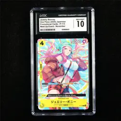 CGC 10 GEM MINT 2025 One Piece JPN Jewelry Bonney P-113 P - Image 1