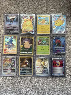 Pokemon Card Lot 12 Cards - Image 1