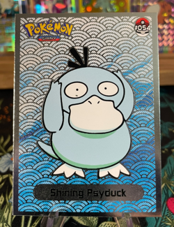 SHINING Psyduck Non-TCG 2024 SHINY POKEMON Card Kanto Peru Foil NM - Image 1