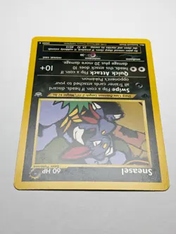 1st Edition Sneasel 24/64 Neo Revelation Pokemon Card Rare - Image 3