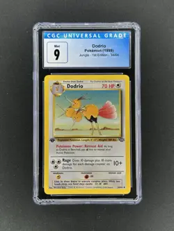 Dodrio 34/64 Jungle 1st Edition CGC 9 Pokemon Card 1999 English - Image 1