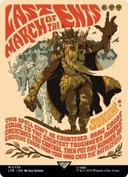 MTG English Last March of the Ents (Borderless Poster) NM Regular - Image 1