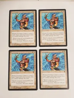 MTG Playset 4x Gossamer Chains (Visions/White/C) - BGM - Image 1