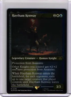 MTG Haytham Kenway #0238 Foil Etched Rare UB: Assassin’s Creed (ACR) - Image 1