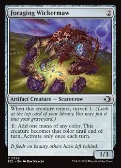 Foraging Wickermaw ECL NM MTG - Image 1