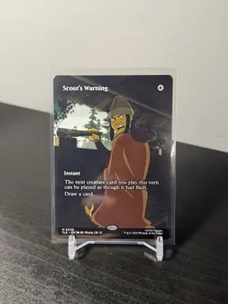 Scout’s Warning (Borderless) MTG: Avatar The Last Airbender (TLE) M 0006 - Image 1