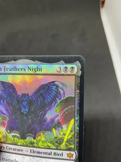 Maha, Its Feathers Night Bloomburrow Foil MTG 0100 LP - Image 2