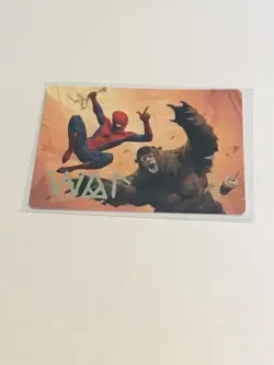 Art Series (16/54) - MTG Marvel's Spider-Man -Gold Stamped Wisecrack - Image 1