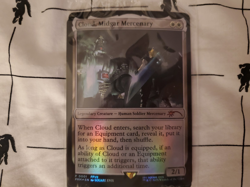 Cloud, Midgar Mercenary Promo FOIL Sealed & Game Code - NM MTG Final Fantasy - Image 1