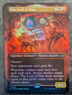 The Lord of Pain - Foil Borderless - Duskmourn Commander (MTG) - Image 1
