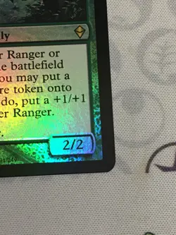 D1226 MAGIC GATHERING ZENDIKAR TURNTIMBER RANGER #191 LP R FOIL - Image 5