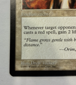 Warmth LP Tempest Magic the Gathering TMP #51 1997 - Image 2