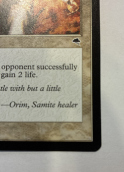 Warmth LP Tempest Magic the Gathering TMP #51 1997 - Image 3