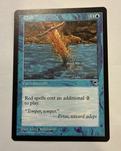 Chill NM Tempest Magic the Gathering TMP #56 1997 - Image 1