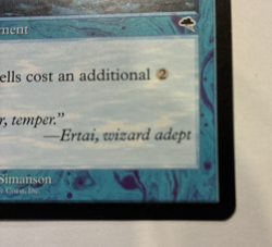 Chill NM Tempest Magic the Gathering TMP #56 1997 - Image 4
