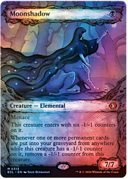 MOONSHADOW FOIL - Lorwyn Eclipsed NM #0313 313 - EARLY ACCESS! - Image 1