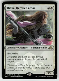 MTG Thalia, Heretic Cathar Foil P Buy-A-Box Promos 46 MP - Image 1
